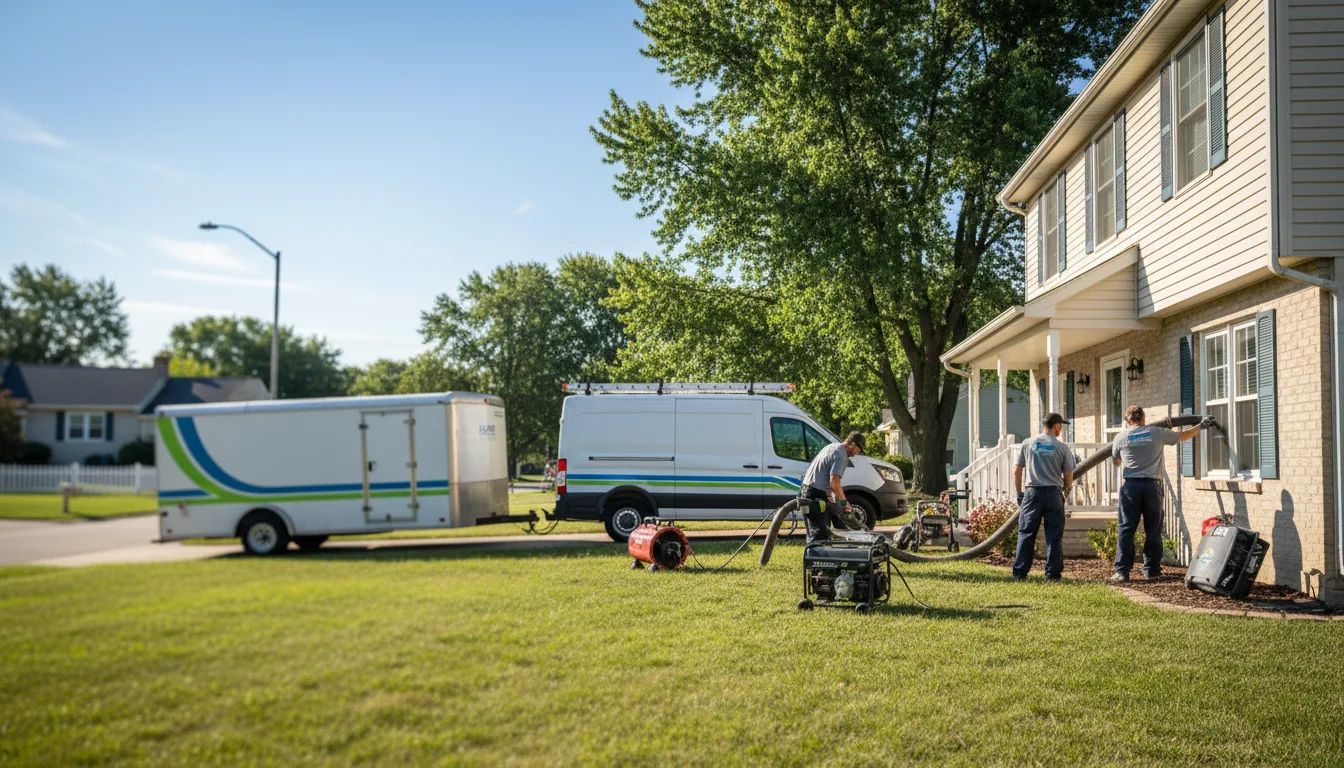 Flooded Basement Restoration And Cleanup With Repair in Grafton, IL near me